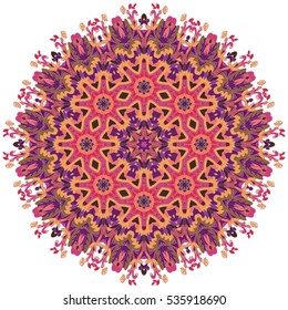 Floral with colorful pattern. Can be used as wallpaper, background, cover,texture.