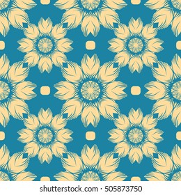 Floral colorful pattern . Seamless floral pattern. 