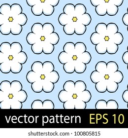 Floral colorful pattern. Seamless vector background