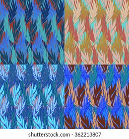 Floral colorful seamless pattern