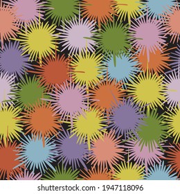 Patrón sin costura floral colorido, vector