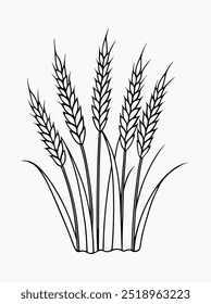 Floral coloring page on white background 