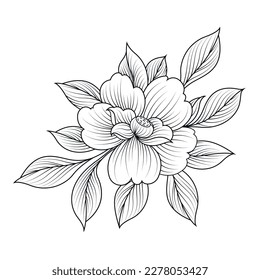 floral coloring pages, floral coloring background, flower coloring book pages, vector floral coloring pages