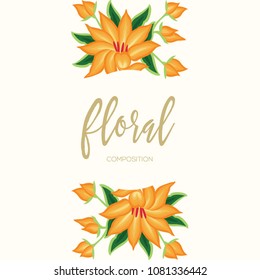 México Floral Composition – Copy Space