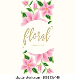 México Floral Composition – Copy Space