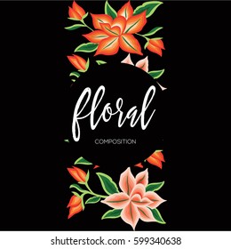 Floral Composition – Copy Space