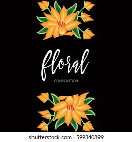 Floral Composition – Copy Space