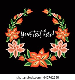 Floral Composition - Copy Space