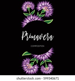 Floral Composition – Copy Space - Spanish Text (Spring)