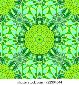 Floral composition, hand painted, delicate template. Scenic flower pattern on green, blue and black colors. Stylish invitation for valentines day and greeting card concept. Top view, soft.