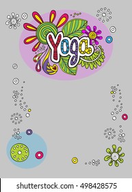 Floral composition yoga