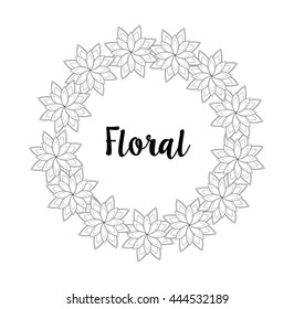 Floral concept with icon design, vector illustration 10 eps graphic.