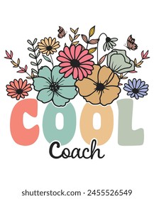 Floral cool coach vintage colorful