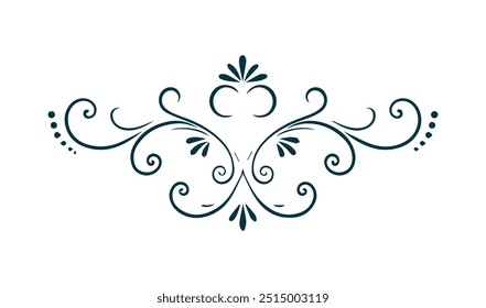 floral corner design ornament vector illustration Perfect for 
invitations, greeting cards, and other creative works that require a 
touch, Hand drawn doodle style corner with rustic floral element. 
