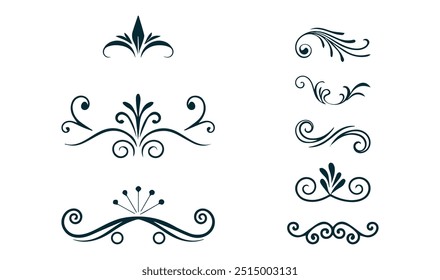 floral corner design ornament vector illustration Perfect for 
invitations, greeting cards, and other creative works that require a 
touch, Hand drawn doodle style corner with rustic floral element. 
