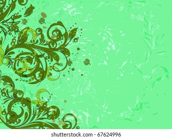 floral creative decorative abstraction background