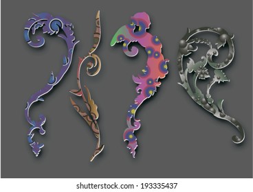 floral curl