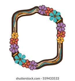 floral cute frame decorative