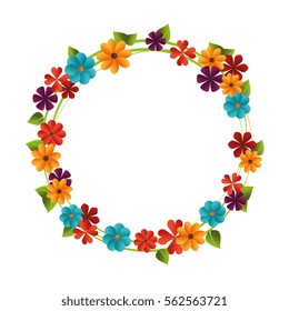floral cute frame decorative