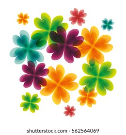 floral cute frame decorative