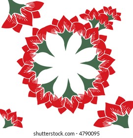 floral daisy frame