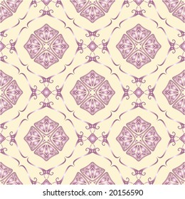 Floral damask