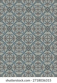 Floral damáscara orintal padrão sem costura cor quente.Geométrico motivo flor ornamento mão desenhado vetor elemento.Étnico tradicional indiano,árabe,tribal illation.For impressão,tecido,tapete,envoltório,decorar