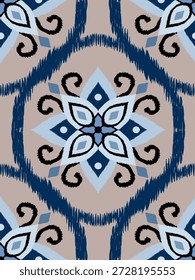 Patrón de damasco floral adorno Vector abstracto floral damasco apto para cualquier impresión.