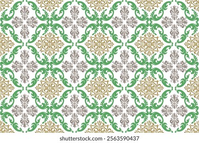  floral damask pattern on dark  background, elegant, luxury, vintage, ornate, sophisticated, regal, decorative