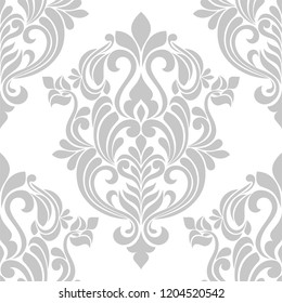 Floral Damask Seamless Pattern.