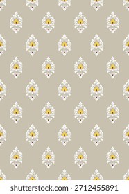 damasco floral sin patrón, Fondo de pantalla de Vector elegante del patrón del damasco, Vector clásico del patrón del damasco para el Fondo de pantalla, tela, marca, empaquetado, invitaciones, Boda, diseño lujoso.