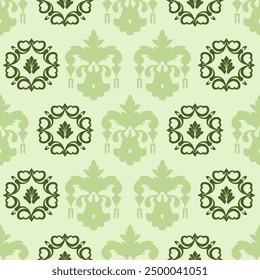 floral Damask Seamless Pattern ethnic Classical luxury royal textile Vintage, paisley elements ornament victorian seamless texture for wallpapers