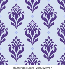 floral Damask Seamless Pattern ethnic Classical luxury  royal Vintage, paisley elements ornament victorian seamless texture for wallpapers, textile  for wallpapers