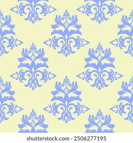 floral Damask Seamless Pattern ethnic Classical luxury royal Vintage, paisley elements ornament victorian seamless texture for wallpapers, textile for wallpapers