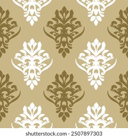 floral Damask Seamless Pattern ethnic Classical luxury royal Vintage, paisley elements ornament victorian seamless texture for wallpapers, textile for wallpapers