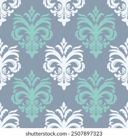 floral Damask Seamless Pattern ethnic Classical luxury royal Vintage, paisley elements ornament victorian seamless texture for wallpapers, textile for wallpapers