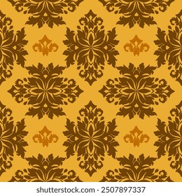 floral Damask Seamless Pattern ethnic Classical luxury royal Vintage, paisley elements ornament victorian seamless texture for wallpapers, textile for wallpapers