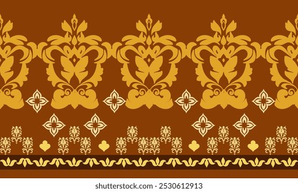 floral Damast Nahtloses Muster ethnisch Klassische Luxus königlich Vintage, Paisley Elemente Ornament Victorian nahtlose Textur für Tapeten, Textil für Tapeten