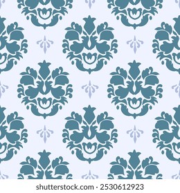 floral Damasco Sem emenda Padrão étnico clássico luxo real Vintage, elementos paisley ornamento vitoriano textura sem emenda para papéis de parede, têxtil para papéis de parede