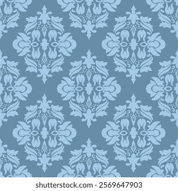 floral Damask Seamless Pattern ethnic Classical luxury royal Vintage, paisley elements ornament victorian seamless texture for wallpapers, textile for wallpapers
