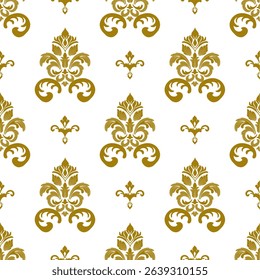 Floral Damask Seamless Vectors, And Illustrations 