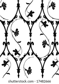 floral damask wallpaper