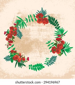 Floral decor elements