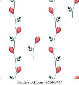 floral decor. tulip. seamless background