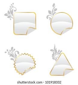 floral decorated buttons 1