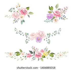 floral decoration background for wedding, anniversary and many more
