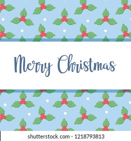 floral decoration of christmas pattern