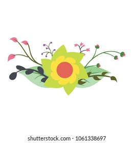 Floral Decoration Element