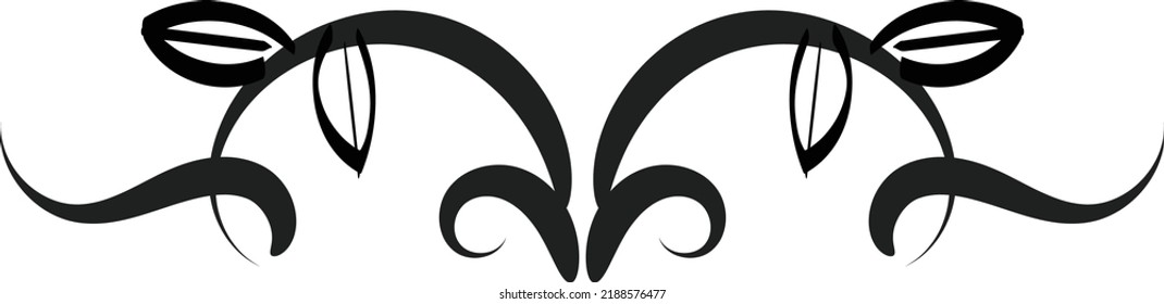 Floral Decoration Elements. Wedding Ornament. 