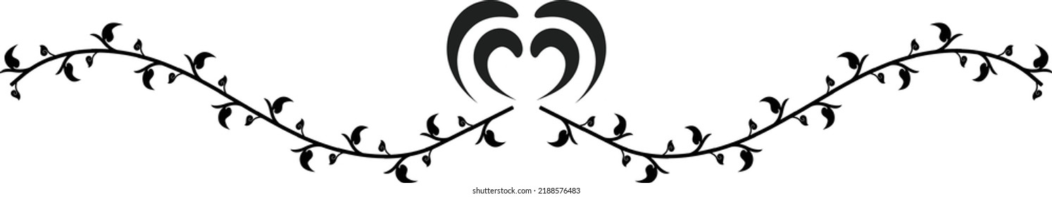 Floral Decoration Elements. Wedding Ornament. 